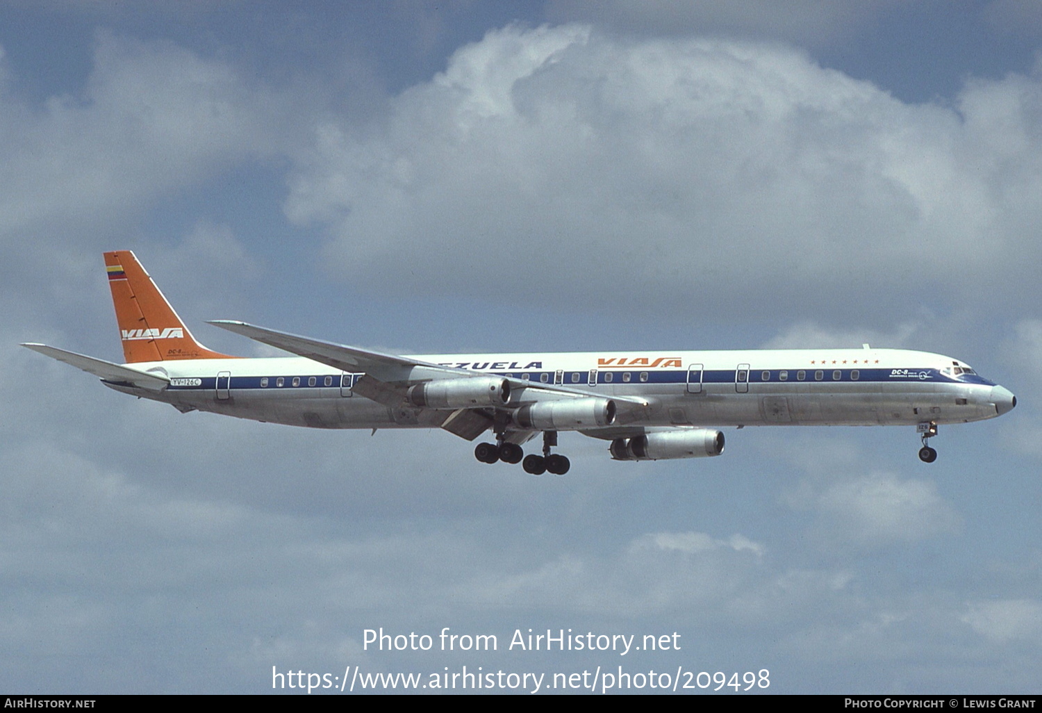 Aircraft Photo of YV-126C | McDonnell Douglas DC-8-63 | Viasa | AirHistory.net #209498