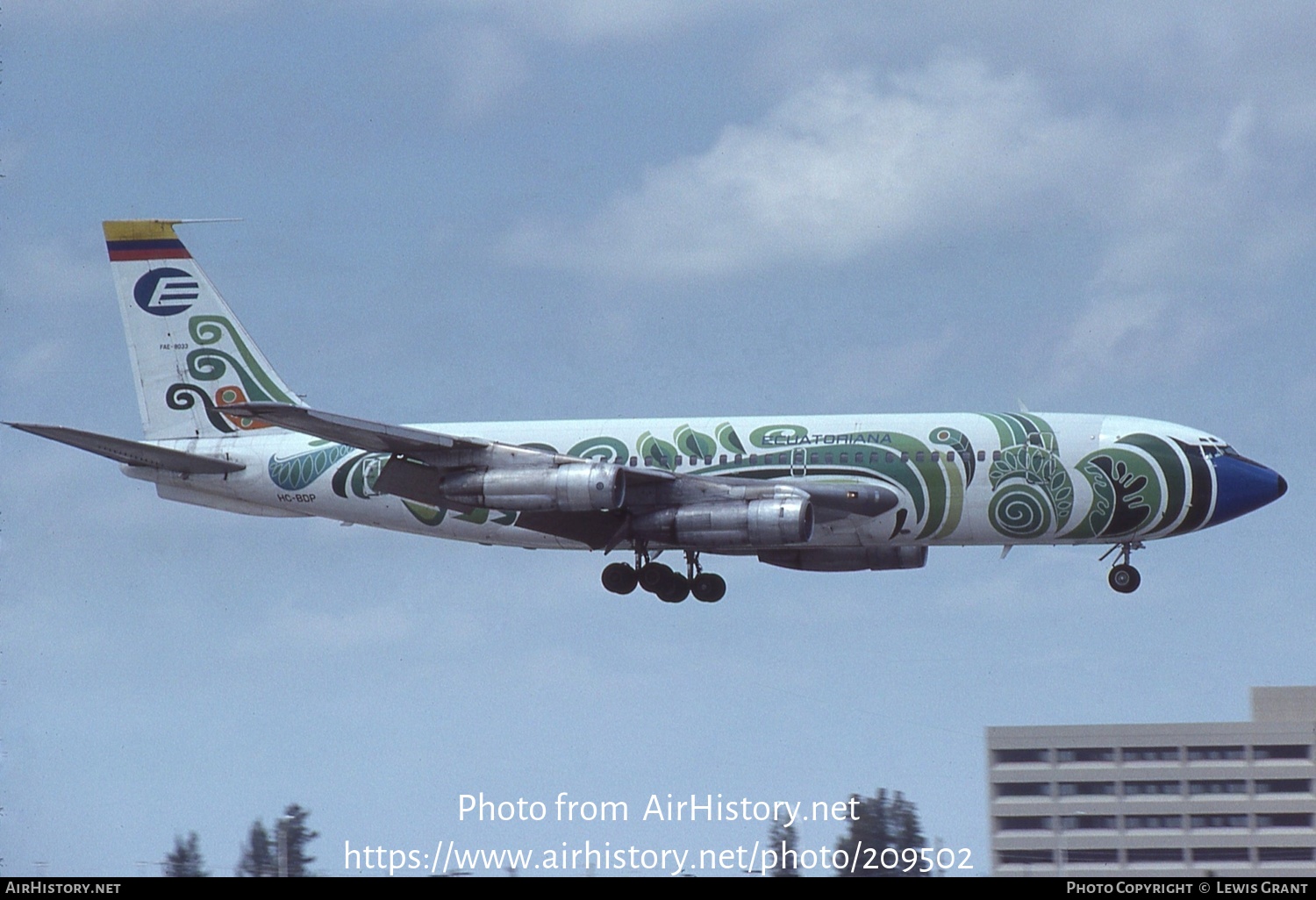 Aircraft Photo of HC-BDP / FAE-18033 | Boeing 720-023B(F) | Ecuatoriana | AirHistory.net #209502