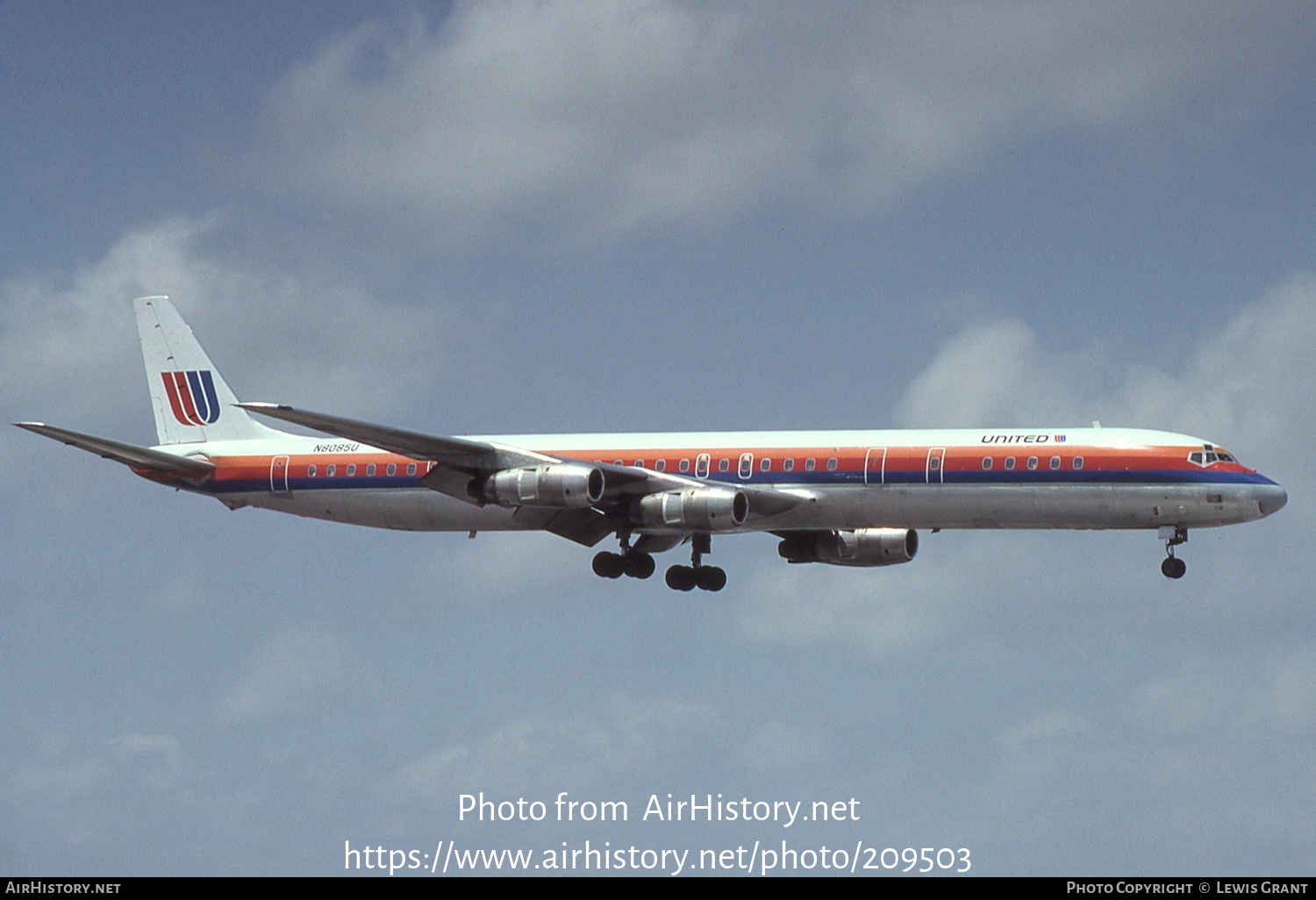 Aircraft Photo of N8085U | McDonnell Douglas DC-8-61 | United Airlines | AirHistory.net #209503