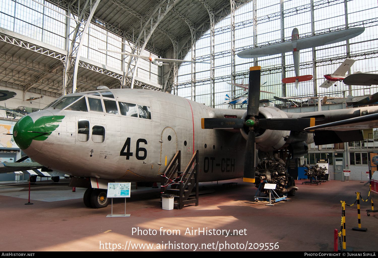 Aircraft Photo of CP-46 | Fairchild C-119G Flying Boxcar | Belgium - Air Force | AirHistory.net #209556