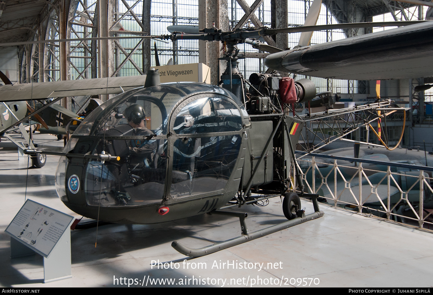 Aircraft Photo of A11 | Sud SE-313B Alouette II | Belgium - Army | AirHistory.net #209570