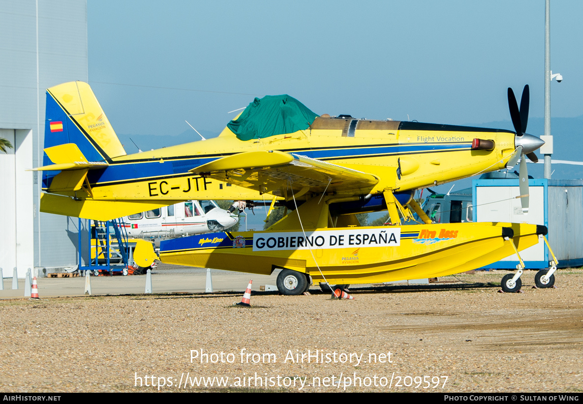 Aircraft Photo of EC-JTF | Air Tractor AT-802F Fire Boss (AT-802A) | Gobierno de España | AirHistory.net #209597