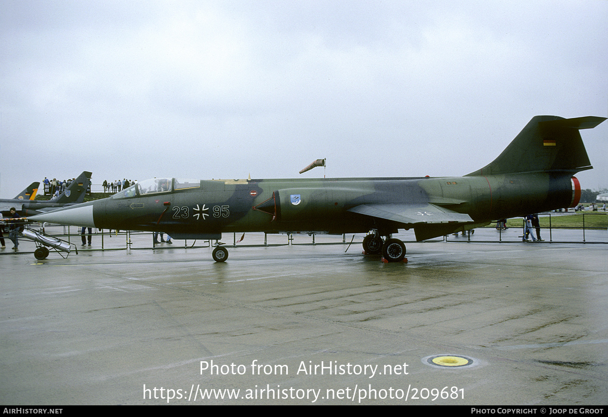 Aircraft Photo of 2395 | Lockheed F-104G Starfighter | Germany - Air Force | AirHistory.net #209681