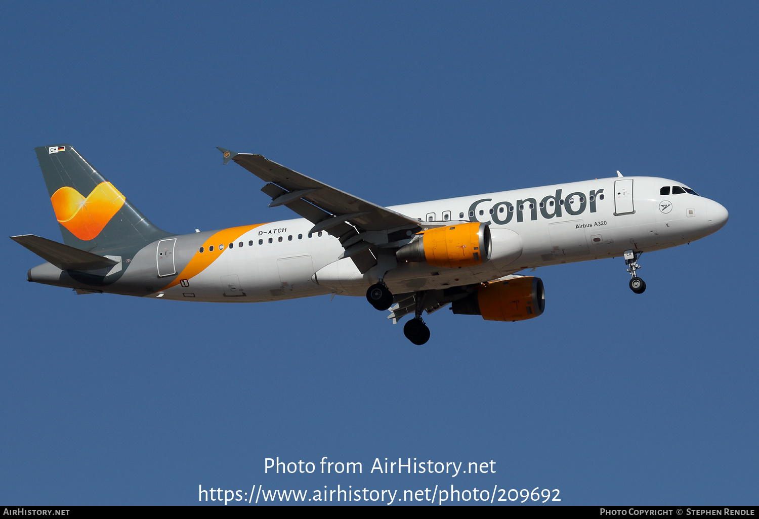 Aircraft Photo of D-ATCH | Airbus A320-212 | Condor Flugdienst | AirHistory.net #209692