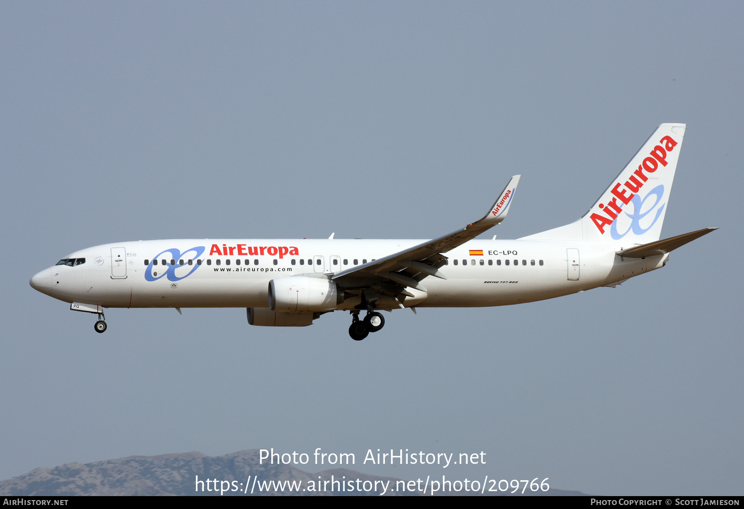 Aircraft Photo of EC-LPQ | Boeing 737-85P | Air Europa | AirHistory.net #209766