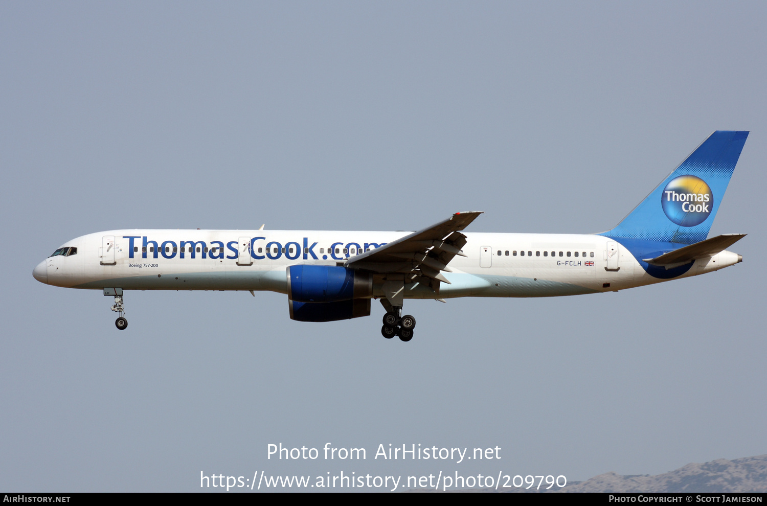 Aircraft Photo of G-FCLH | Boeing 757-28A | Thomas Cook Airlines | AirHistory.net #209790