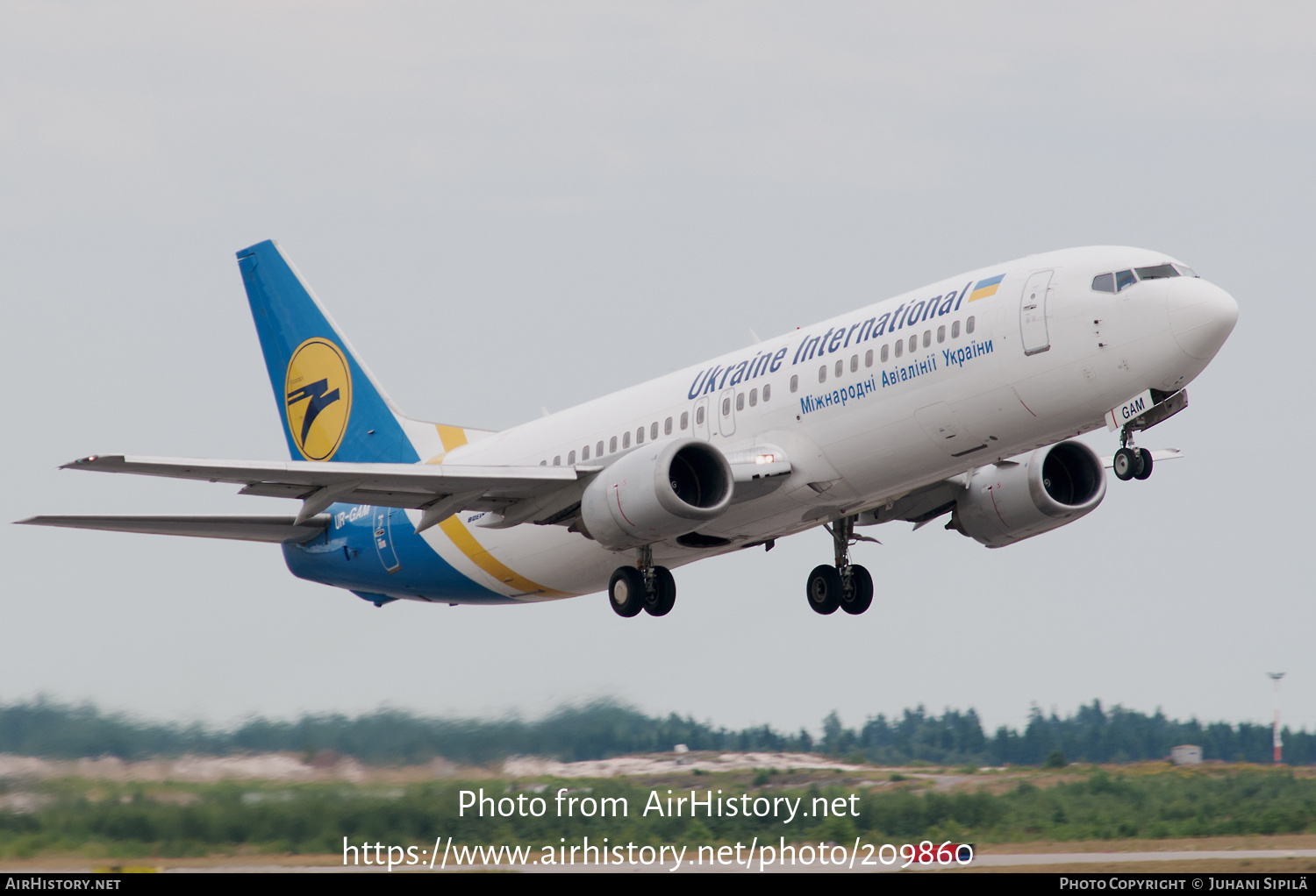 Aircraft Photo of UR-GAM | Boeing 737-4Y0 | Ukraine International Airlines | AirHistory.net #209860