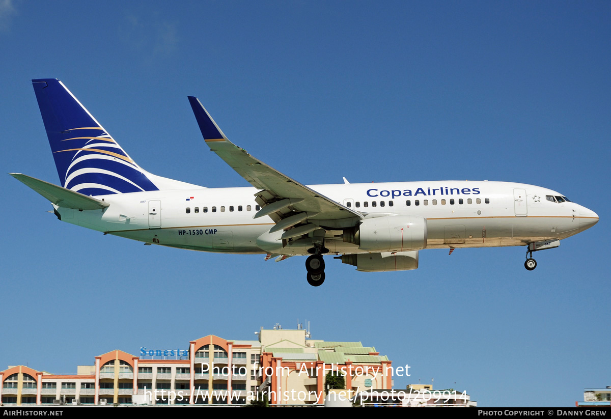 Aircraft Photo of HP-1530CMP | Boeing 737-7V3 | Copa Airlines | AirHistory.net #209914