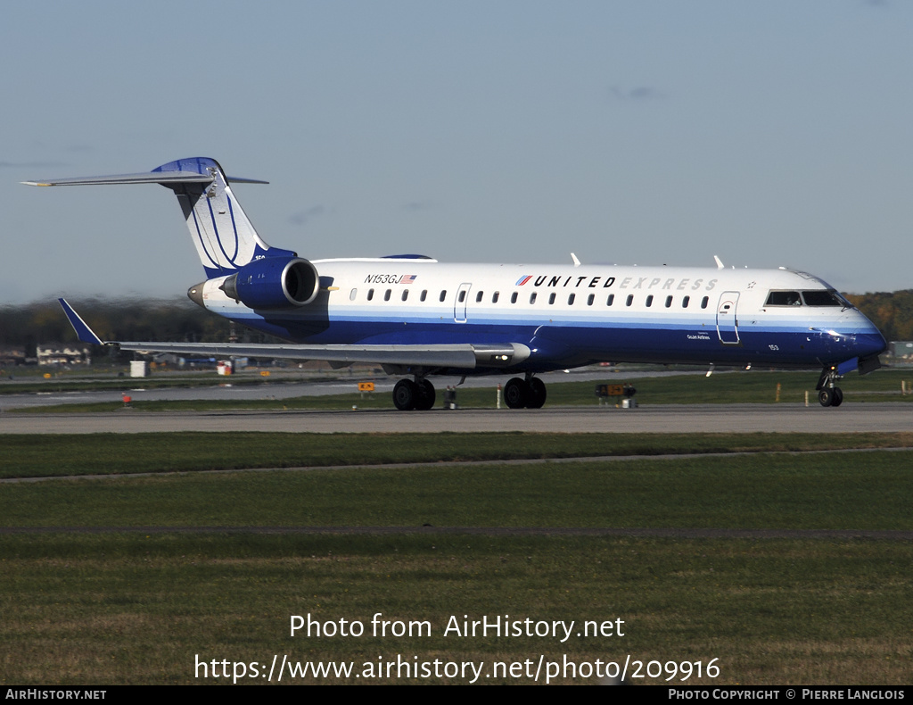 Aircraft Photo of N153GJ | Bombardier CRJ-701ER (CL-600-2C10) | United Express | AirHistory.net #209916