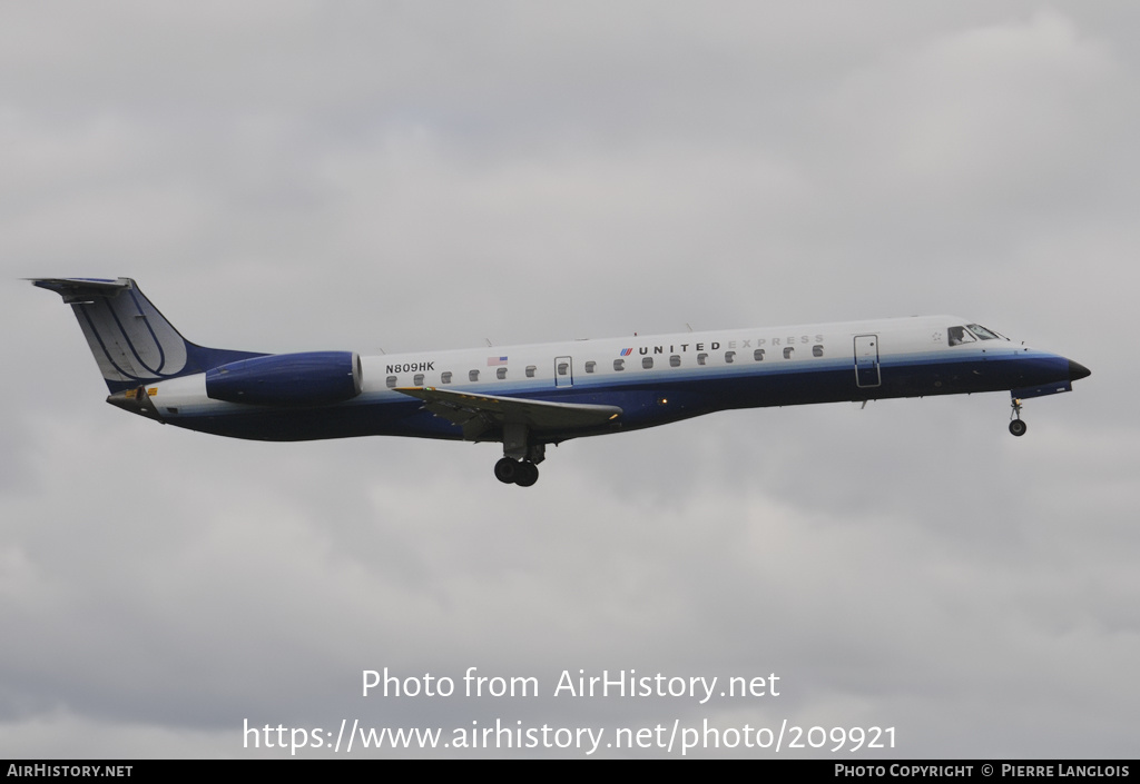 Aircraft Photo of N809HK | Embraer ERJ-145EP (EMB-145EP) | United Express | AirHistory.net #209921