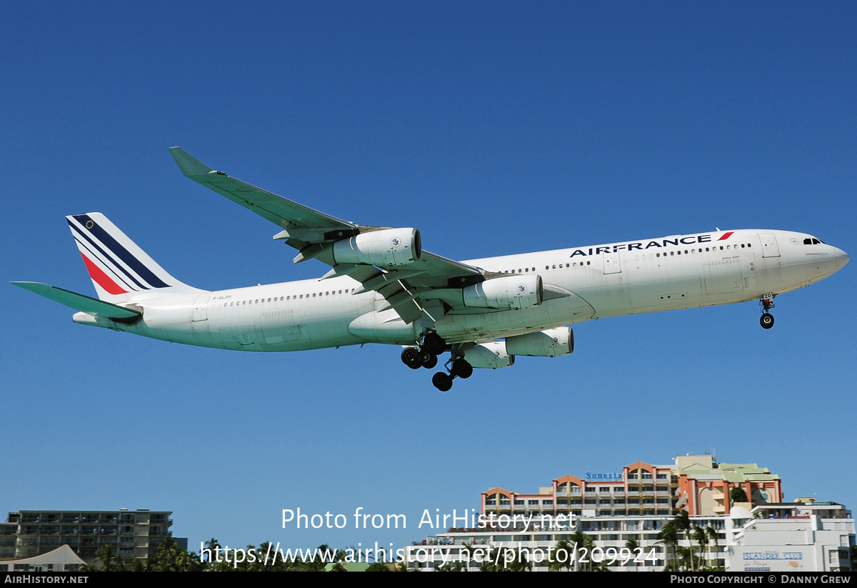 Aircraft Photo of F-GLZO | Airbus A340-313X | Air France | AirHistory.net #209924