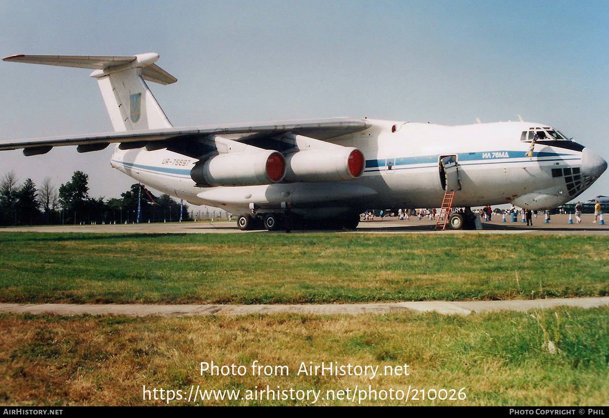 Aircraft Photo of UR-76697 | Ilyushin Il-76MD | Ukraine - Air Force | AirHistory.net #210026