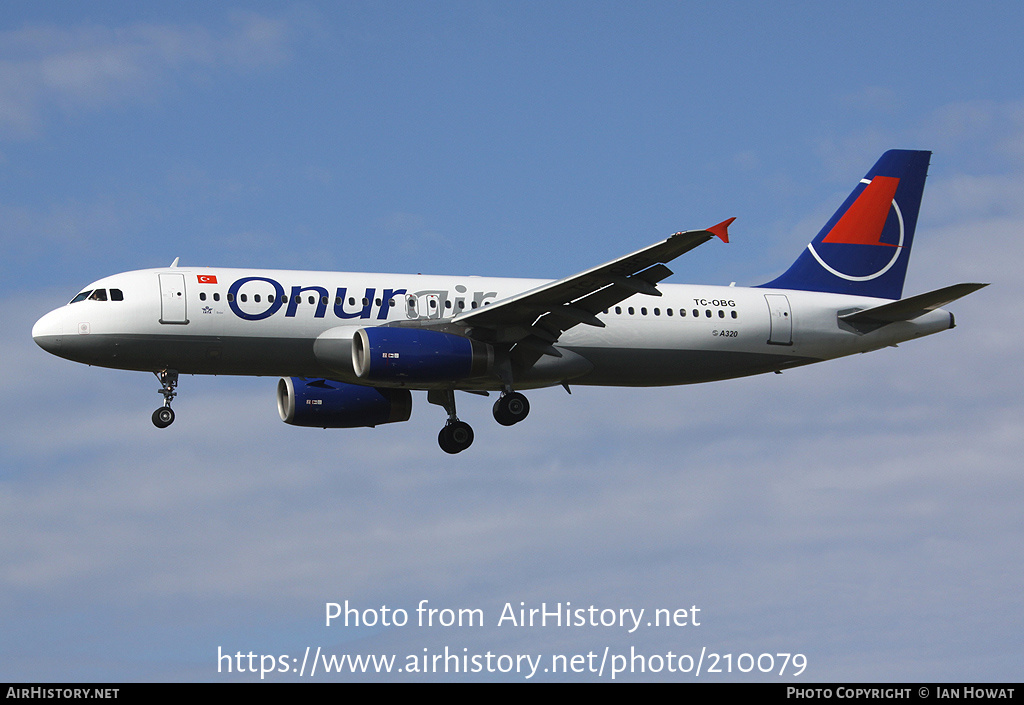 Aircraft Photo of TC-OBG | Airbus A320-233 | Onur Air | AirHistory.net #210079