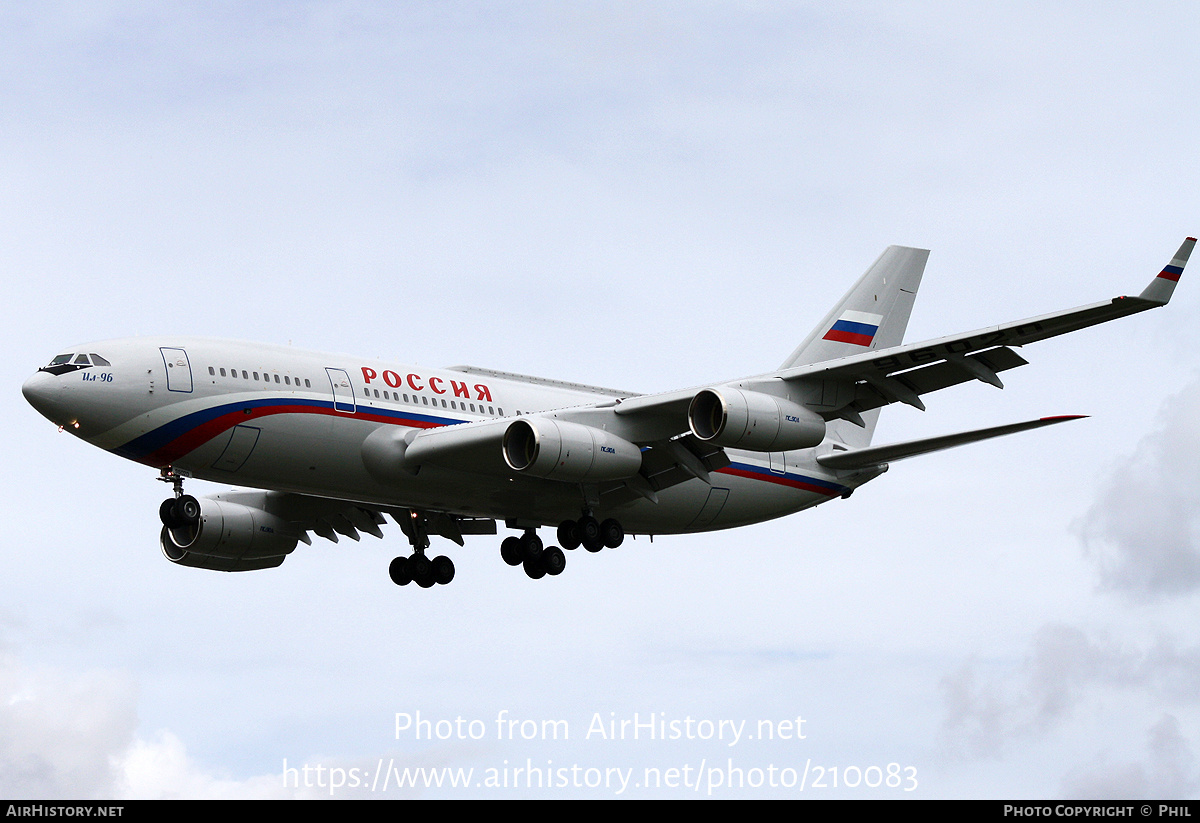 Aircraft Photo of RA-96020 | Ilyushin Il-96-300PU | Rossiya - Special Flight Detachment | AirHistory.net #210083