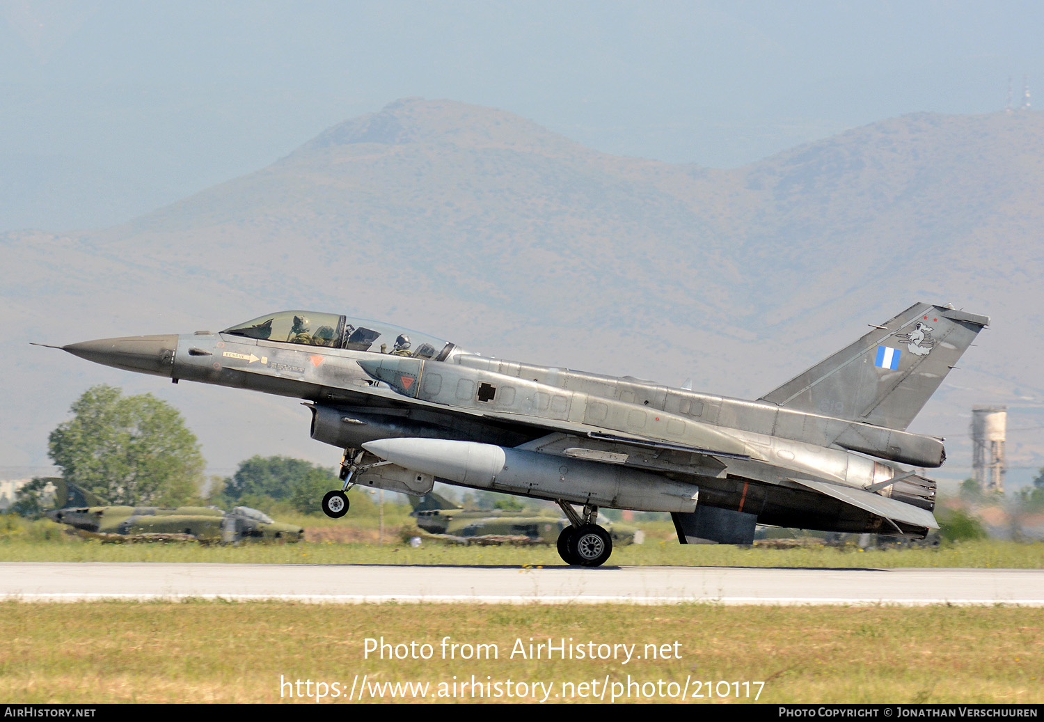 Aircraft Photo of 619 | General Dynamics F-16D Fighting Falcon | Greece - Air Force | AirHistory.net #210117