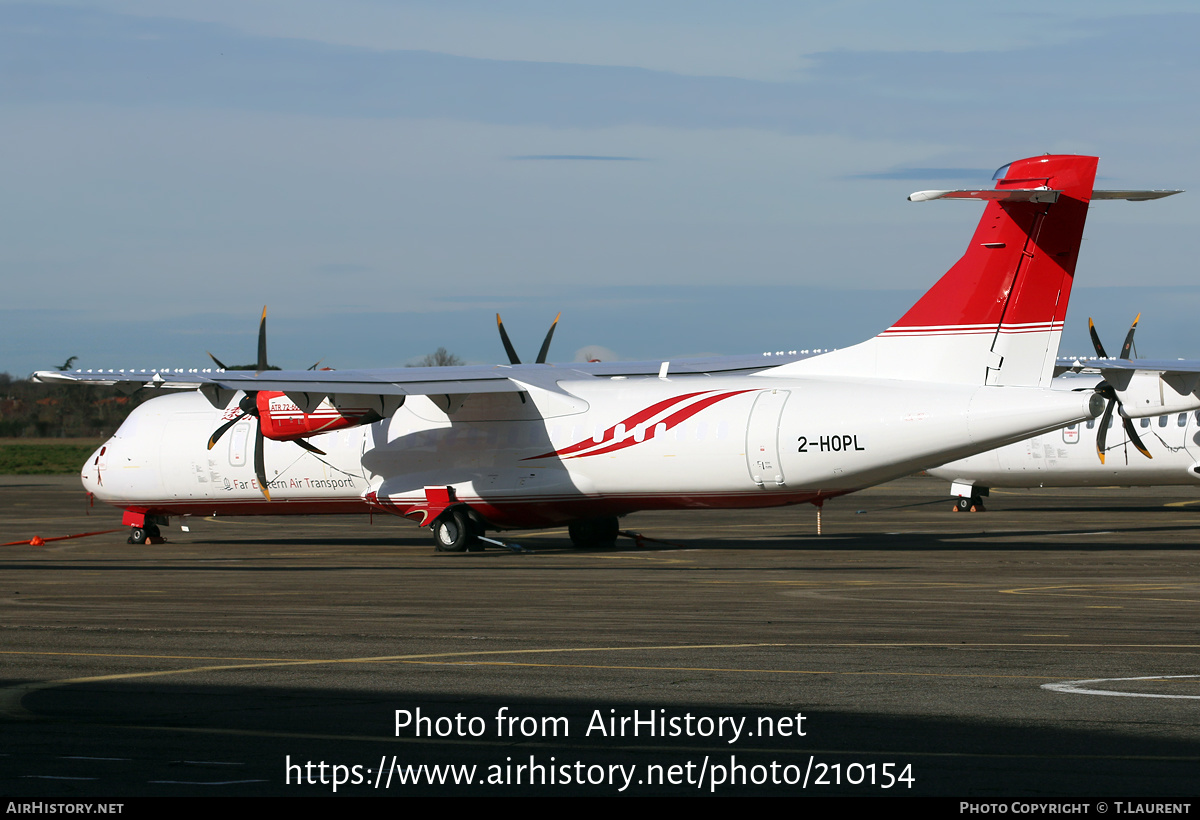 Aircraft Photo of 2-HOPL | ATR ATR-72-600 (ATR-72-212A) | Far Eastern Air Transport - FAT | AirHistory.net #210154