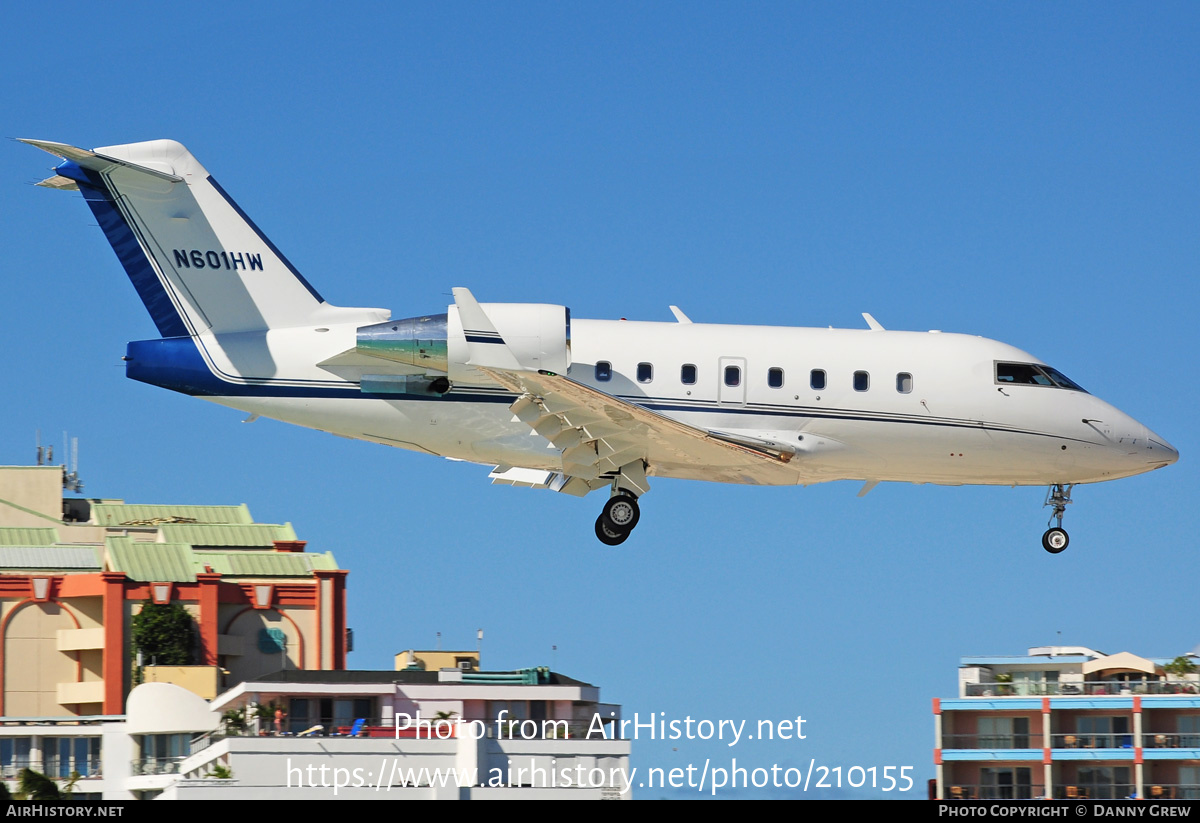 Aircraft Photo of N601HW | Canadair Challenger 601-3R (CL-600-2B16) | AirHistory.net #210155