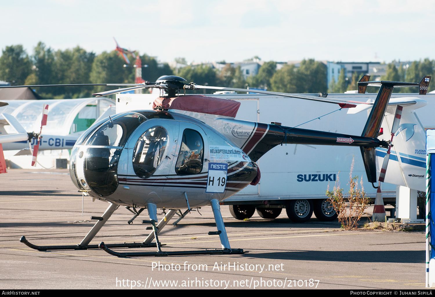 Aircraft Photo of OH-HZY | Hughes 500D (369D) | Mustang Helicopters | AirHistory.net #210187