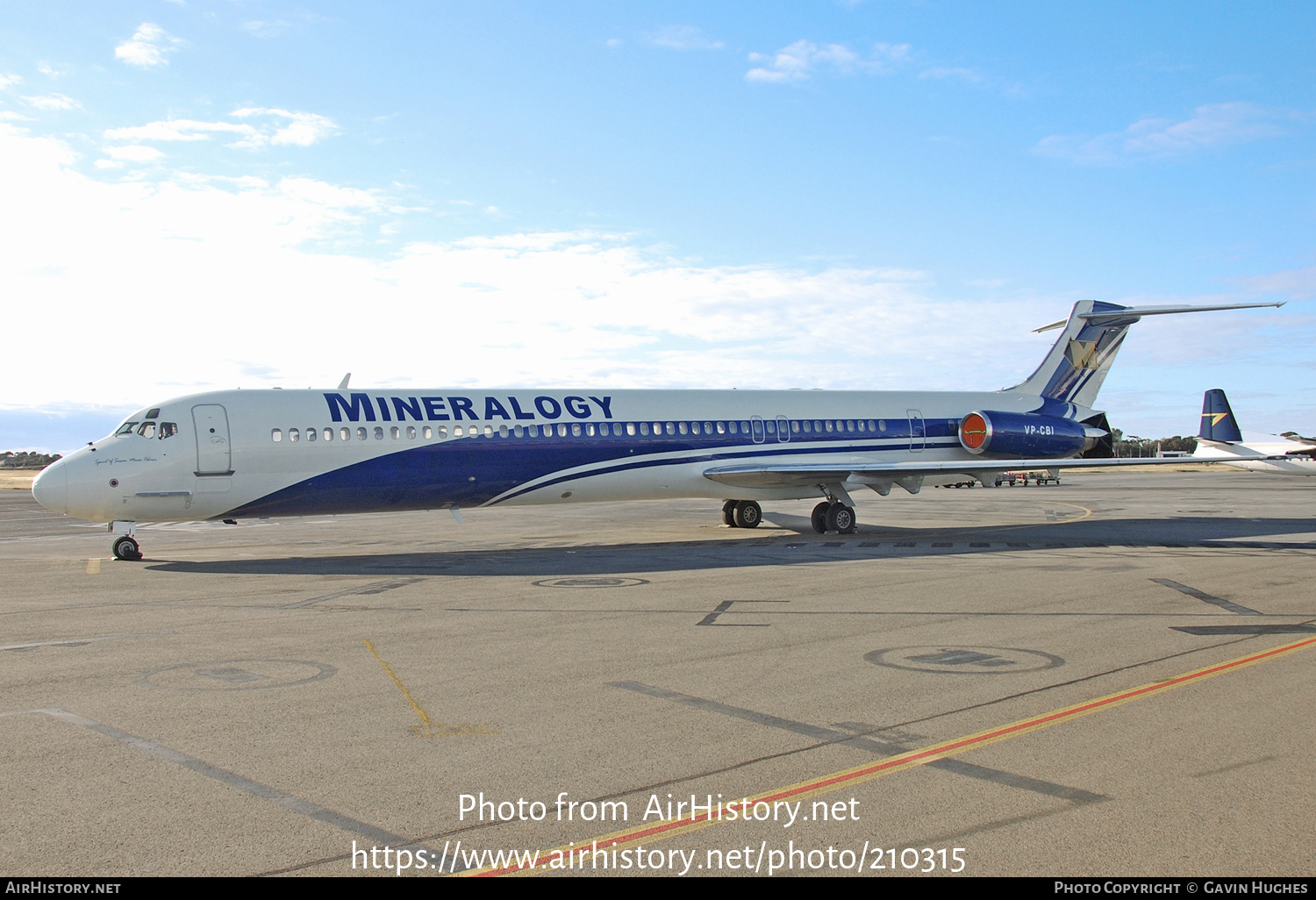 Aircraft Photo of VP-CBI | McDonnell Douglas MD-82 (DC-9-82) | Mineralogy | AirHistory.net #210315