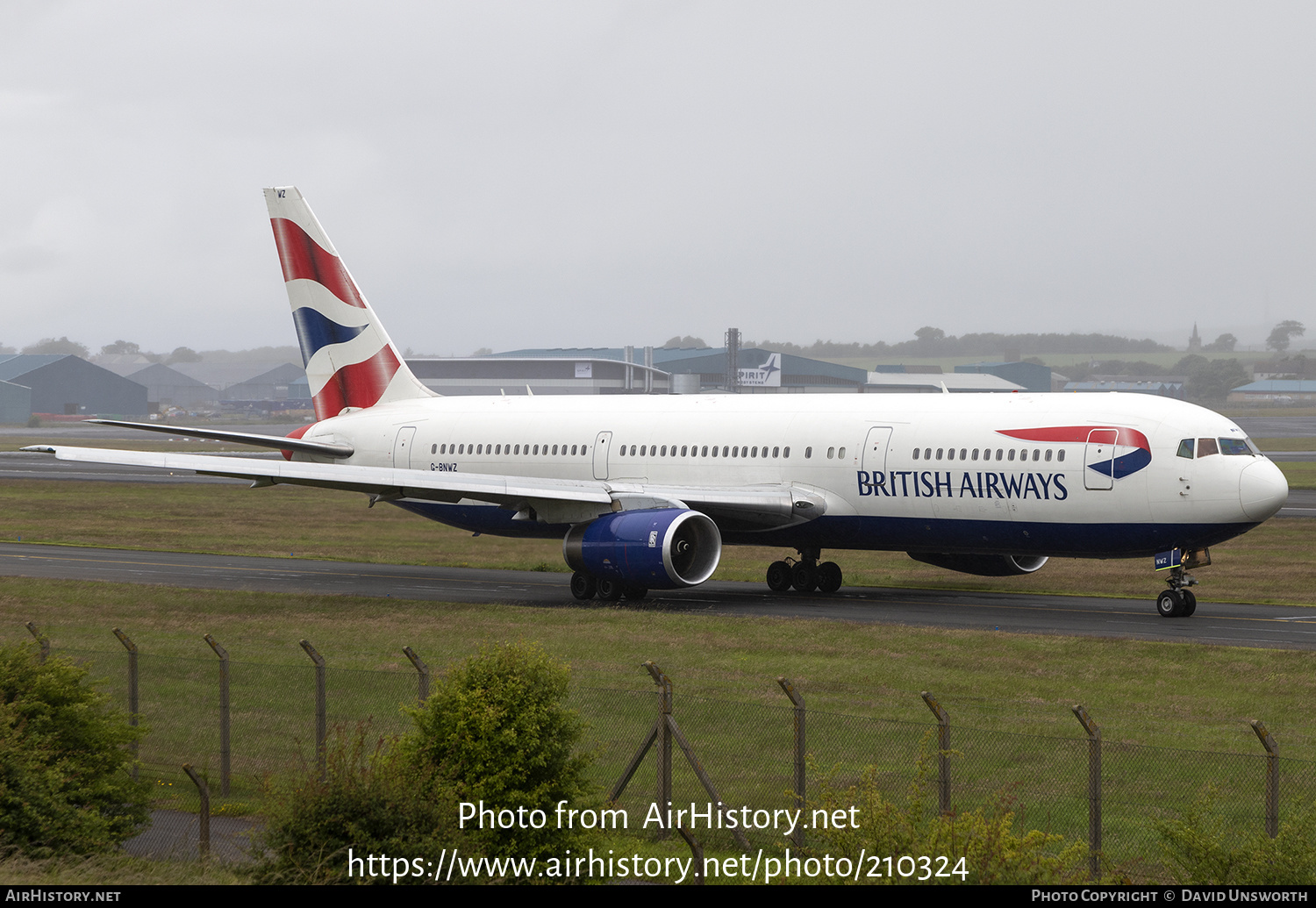 Aircraft Photo of G-BNWZ | Boeing 767-336/ER | British Airways | AirHistory.net #210324