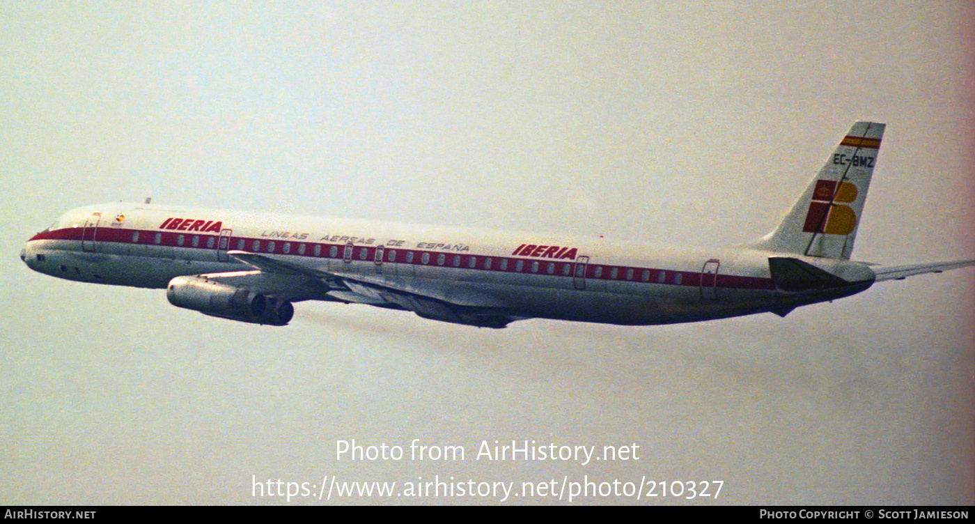 Aircraft Photo of EC-BMZ | McDonnell Douglas DC-8-63CF | Iberia | AirHistory.net #210327