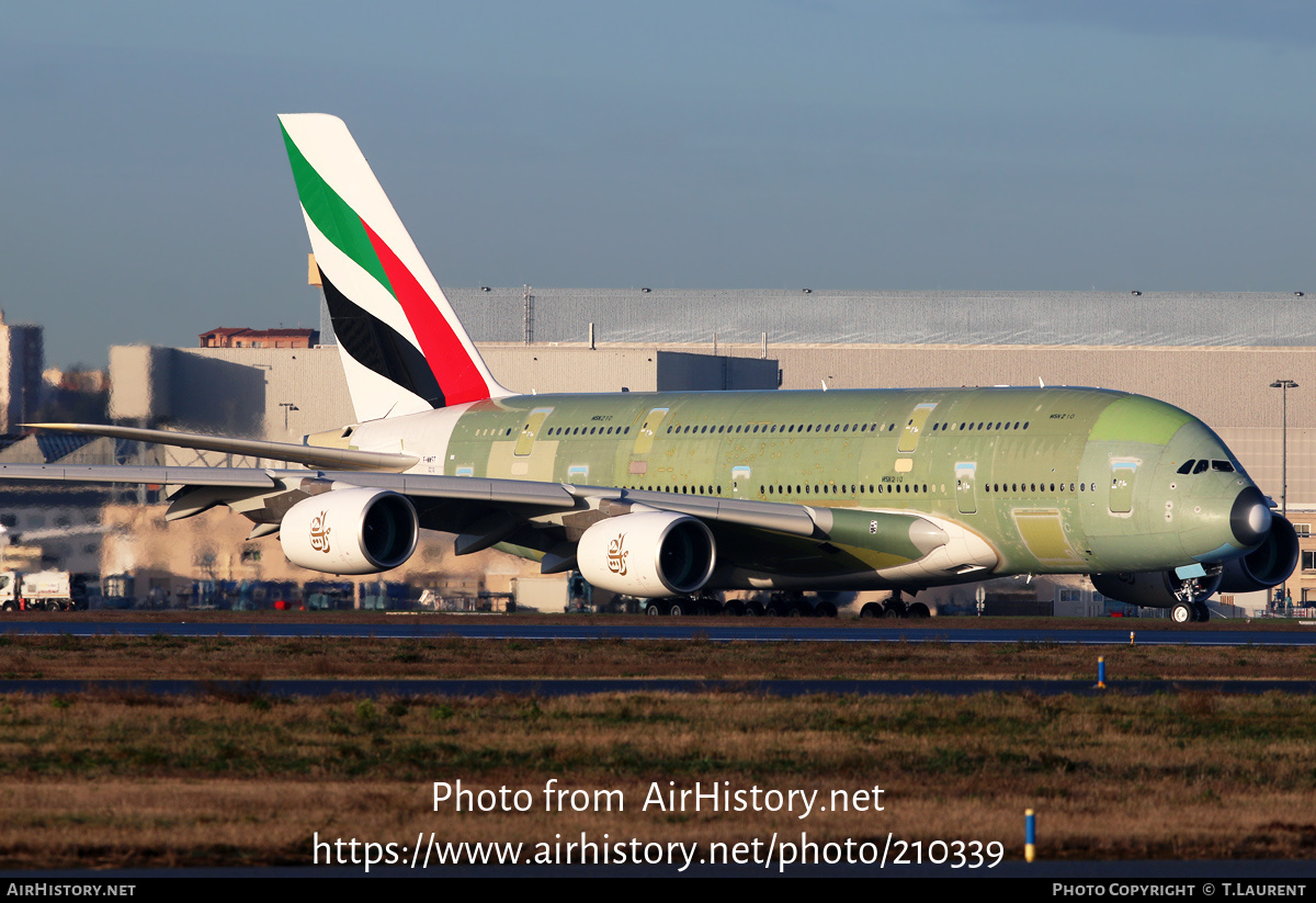 Aircraft Photo of F-WWST | Airbus A380-861 | Emirates | AirHistory.net #210339