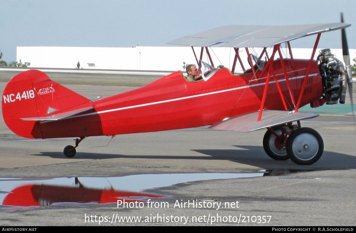 Aircraft Photo of N4418 / NC4418 | Travel Air 4000 | AirHistory.net #210357