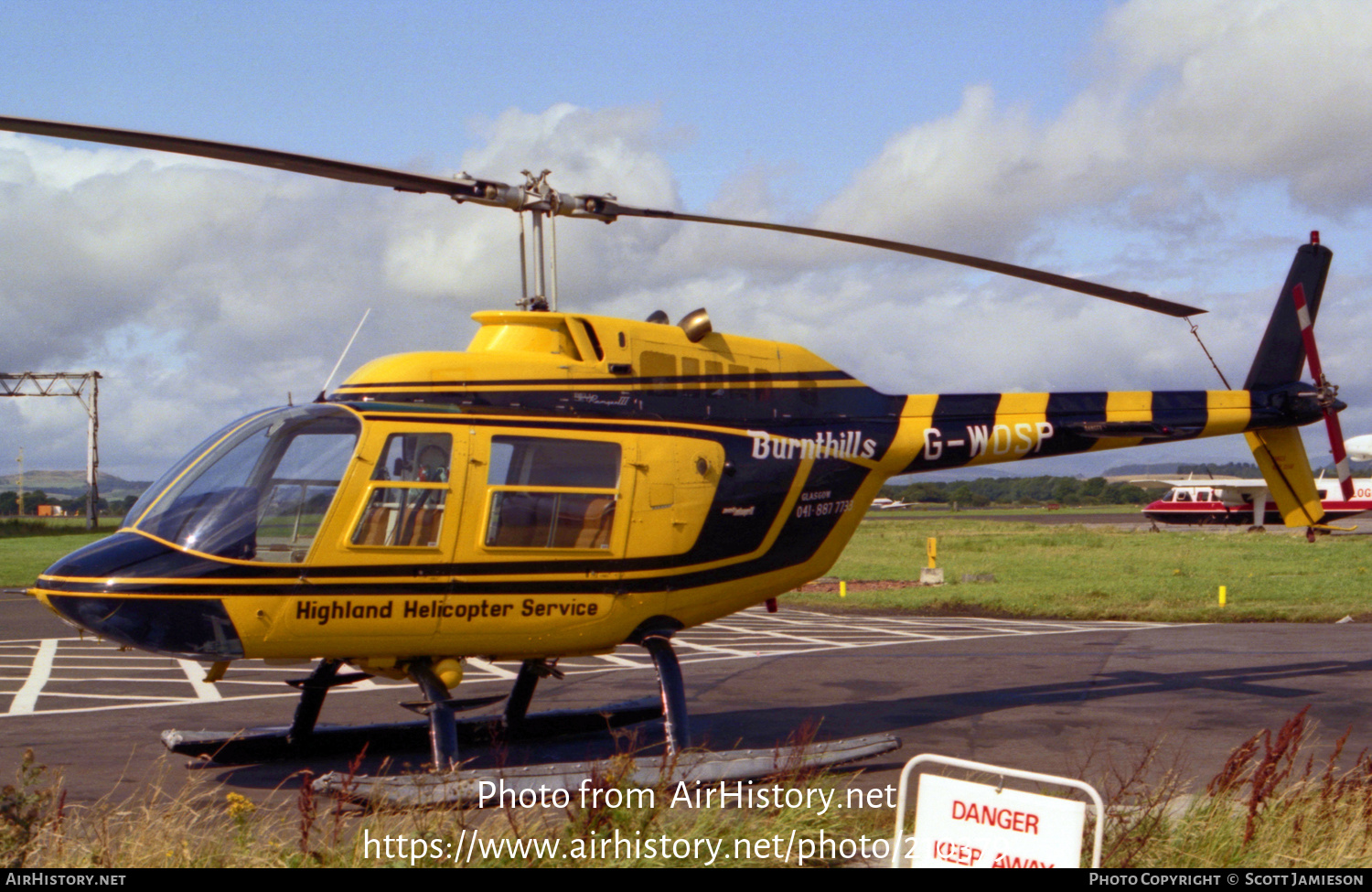 Aircraft Photo of G-WOSP | Bell 206B-3 JetRanger III | Burnthills Highland Helicopter Service | AirHistory.net #210379