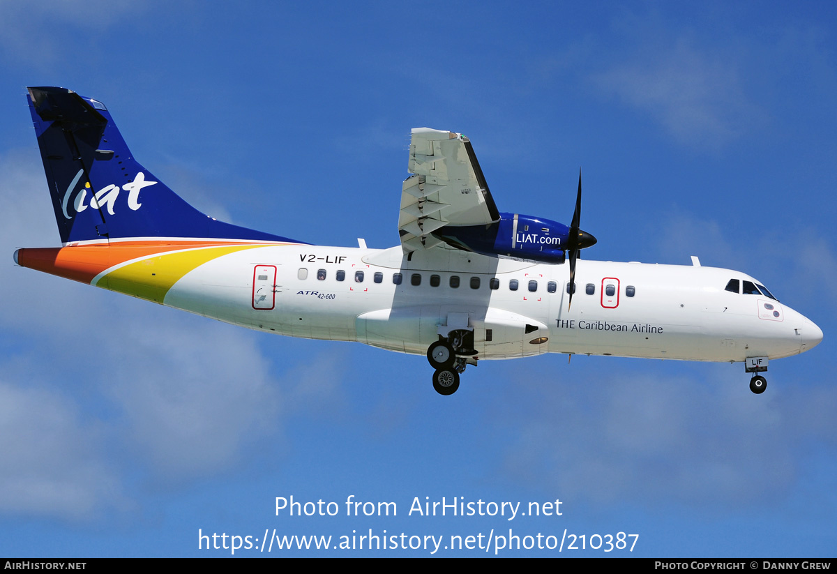 Aircraft Photo of V2-LIF | ATR ATR-42-600 | LIAT - Leeward Islands Air Transport | AirHistory.net #210387