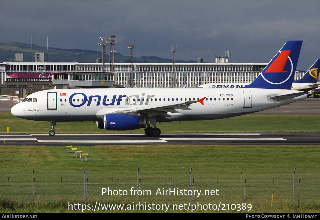 Aircraft Photo of TC-OBD | Airbus A320-232 | Onur Air | AirHistory.net #210389