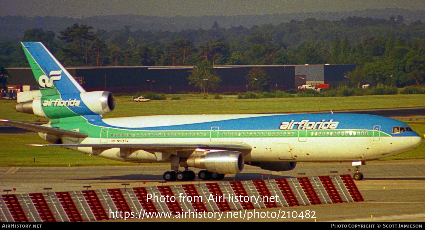 Aircraft Photo of N101TV | McDonnell Douglas DC-10-30CF | Air Florida | AirHistory.net #210482