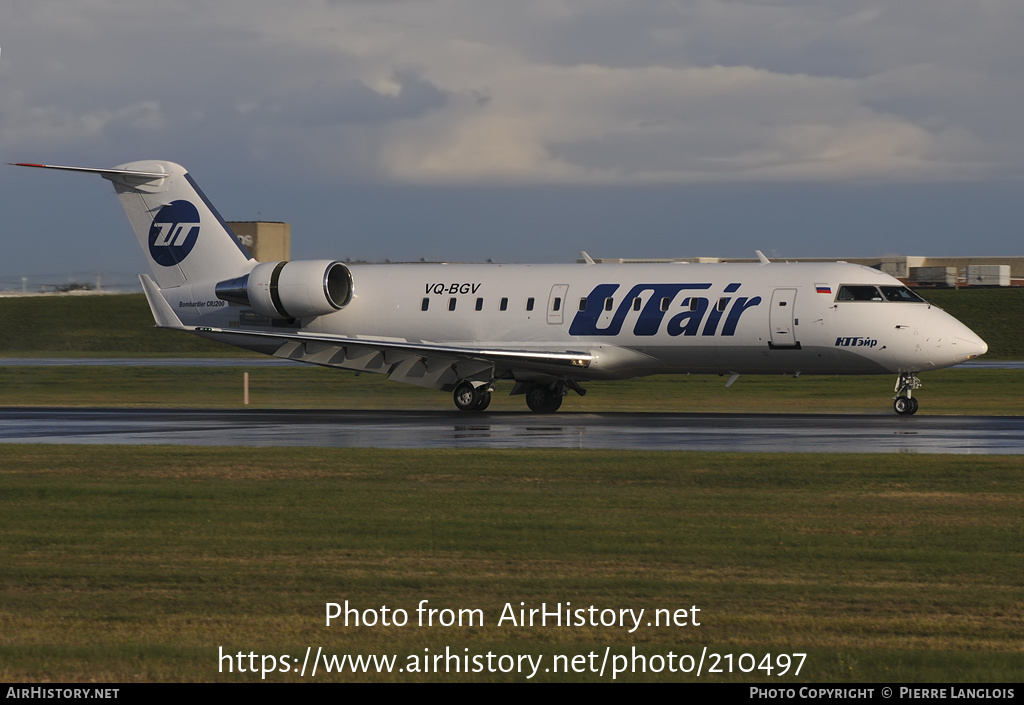 Aircraft Photo of VQ-BGV | Bombardier CRJ-200LR (CL-600-2B19) | UTair | AirHistory.net #210497