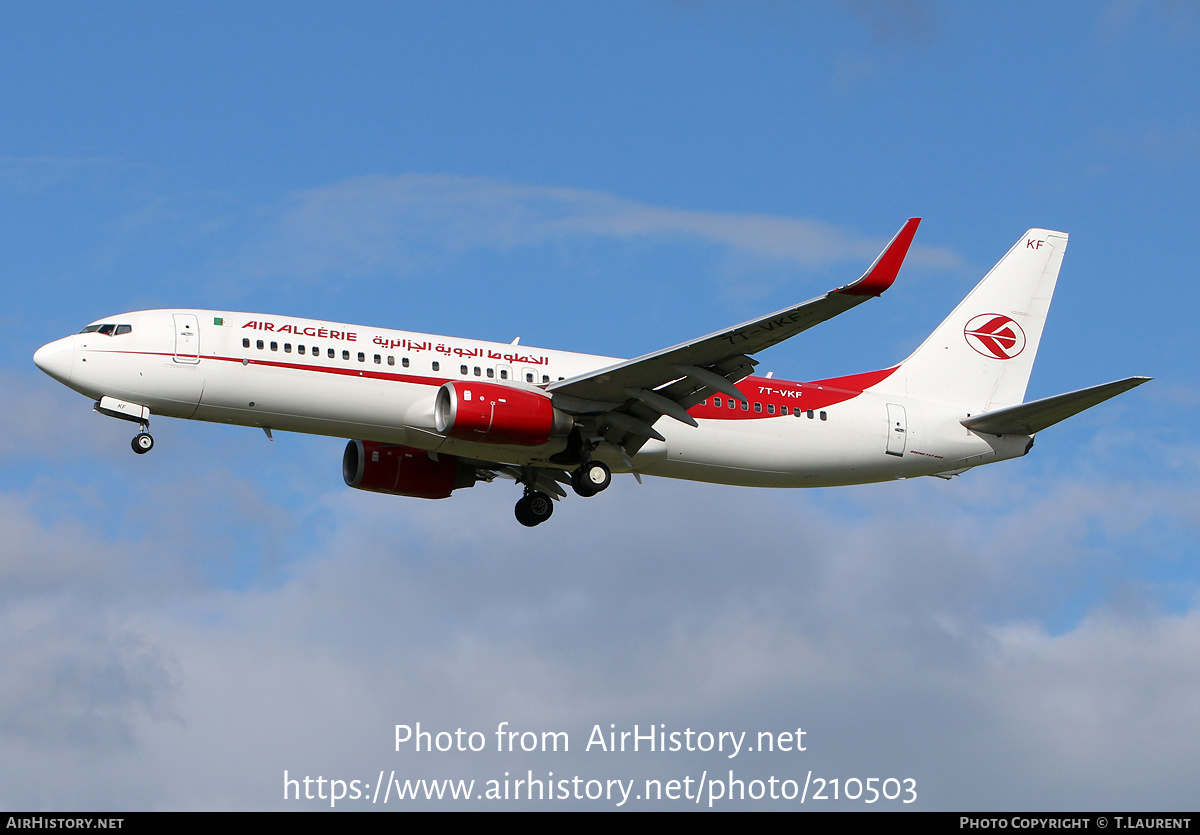 Aircraft Photo of 7T-VKF | Boeing 737-8D6 | Air Algérie | AirHistory.net #210503