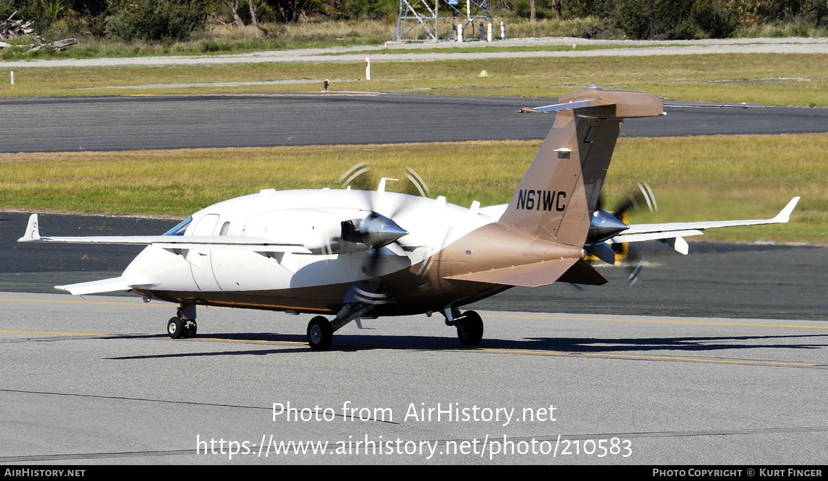 Aircraft Photo of N61WC | Piaggio P-180 Avanti Evo | AirHistory.net #210583