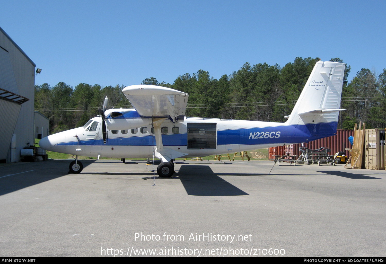 Aircraft Photo of N226CS | De Havilland Canada DHC-6-200 Twin Otter | Fayard Enterprises | AirHistory.net #210600