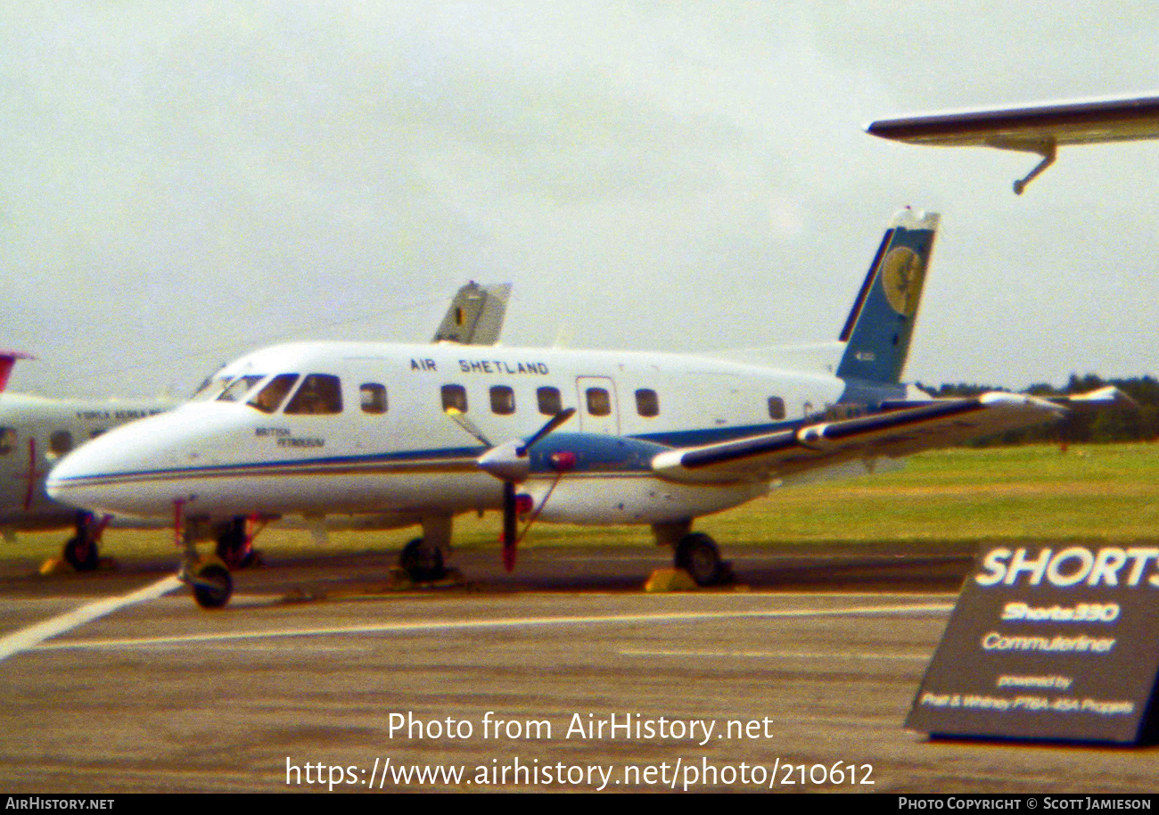 Aircraft Photo of G-BWTV | Embraer EMB-110P2 Bandeirante | Air Shetland | AirHistory.net #210612