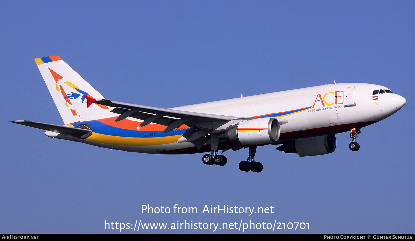 Aircraft Photo of VT-EQT | Airbus A310-304 | ACE - Aryan Cargo Express | AirHistory.net #210701