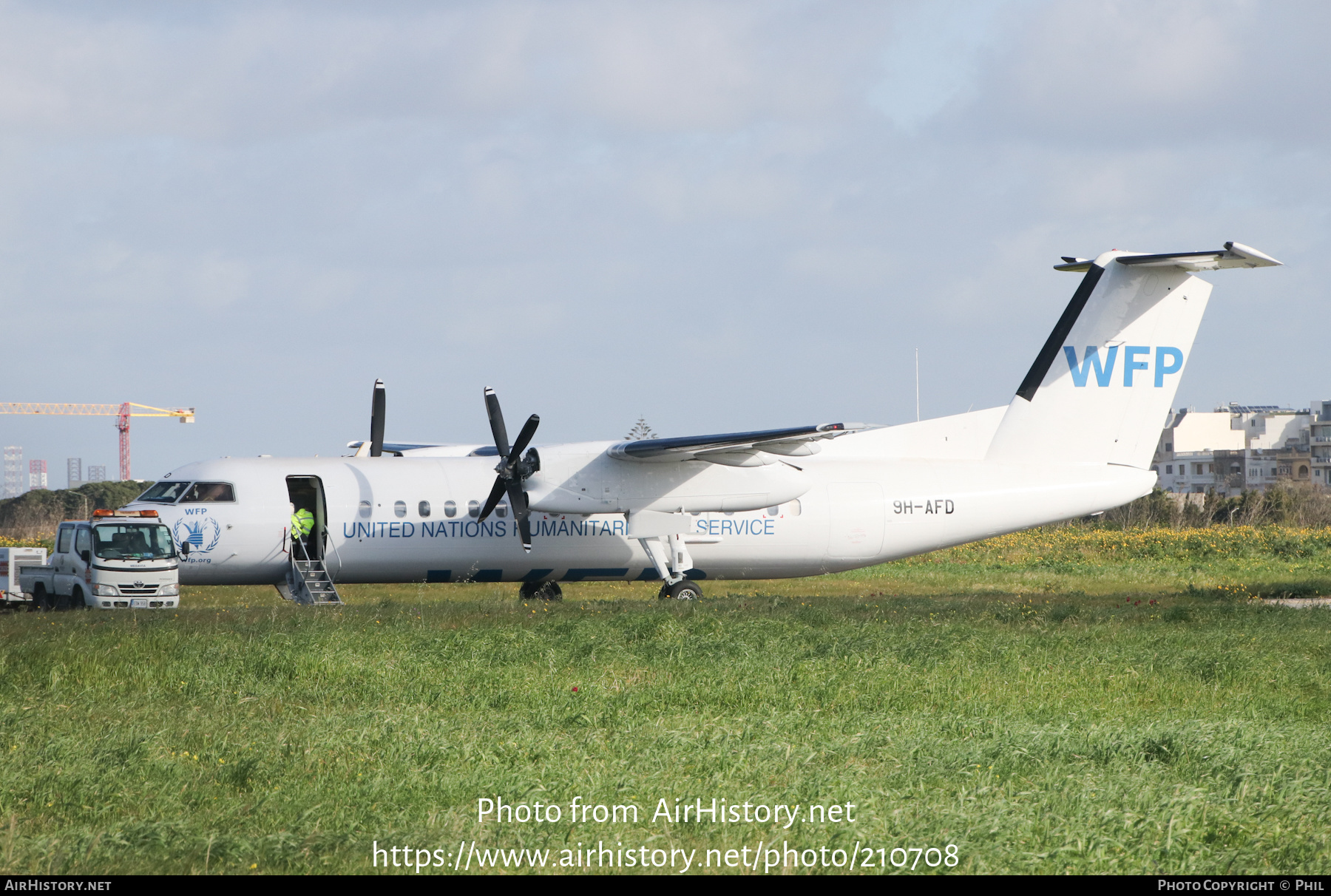 Aircraft Photo of 9H-AFD | De Havilland Canada DHC-8-311 Dash 8 | United Nations Humanitarian Air Service | AirHistory.net #210708