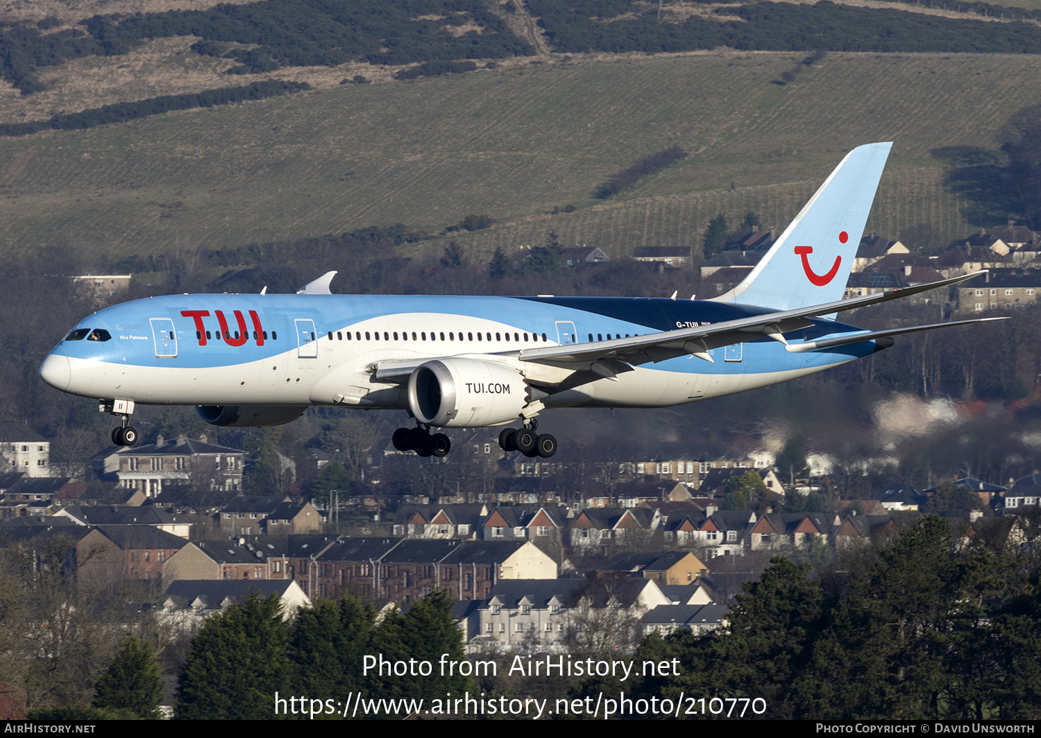 Aircraft Photo of G-TUII | Boeing 787-8 Dreamliner | TUI | AirHistory.net #210770