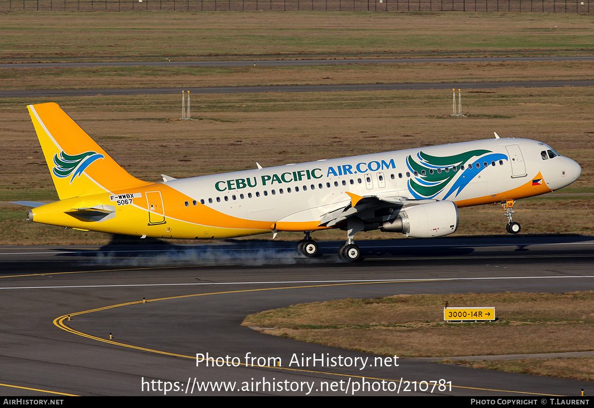 Aircraft Photo of F-WWBX | Airbus A320-214 | Cebu Pacific Air | AirHistory.net #210781