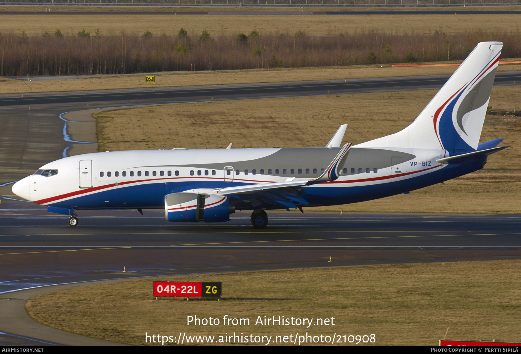 Aircraft Photo of VP-BIZ | Boeing 737-7AU BBJ | AirHistory.net #210908