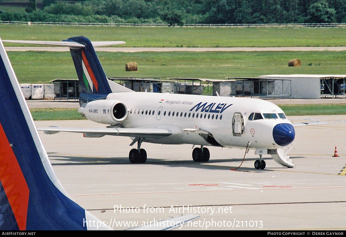 Aircraft Photo of HA-LMC | Fokker 70 (F28-0070) | Malév - Hungarian Airlines | AirHistory.net #211013