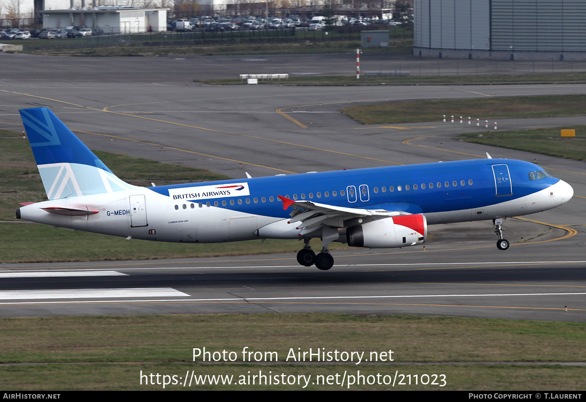 Aircraft Photo of G-MEDH | Airbus A320-232 | British Airways | AirHistory.net #211023