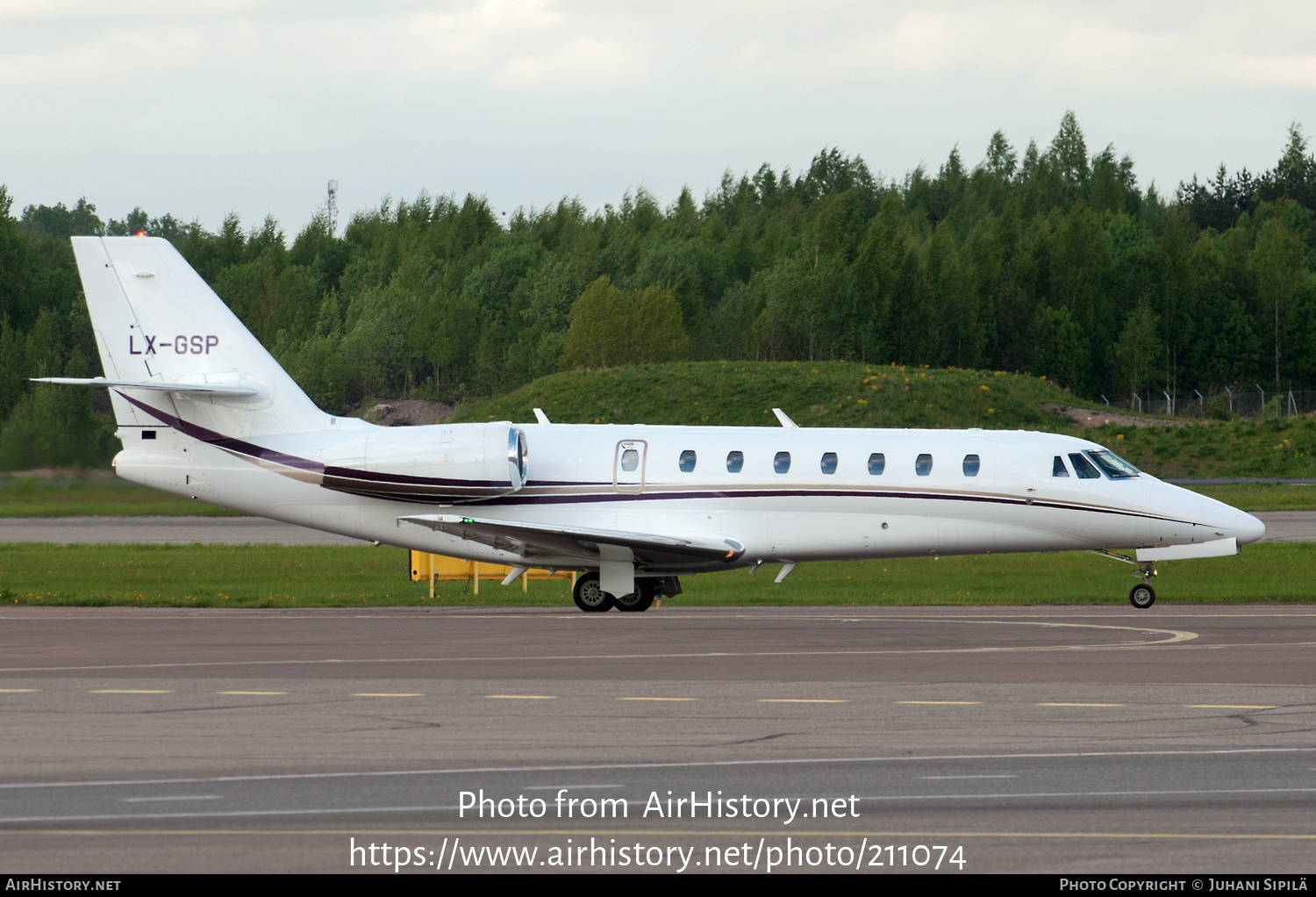 Aircraft Photo of LX-GSP | Cessna 680 Citation Sovereign | AirHistory.net #211074