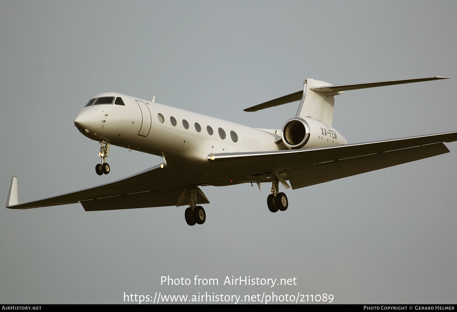 Aircraft Photo of XA-FEM | Gulfstream Aerospace G-V-SP Gulfstream G550 | AirHistory.net #211089