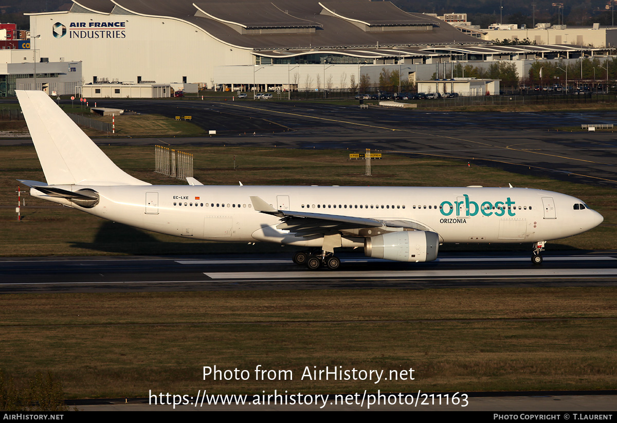 Aircraft Photo of EC-LKE | Airbus A330-243 | Orbest Orizonia Airlines | AirHistory.net #211163