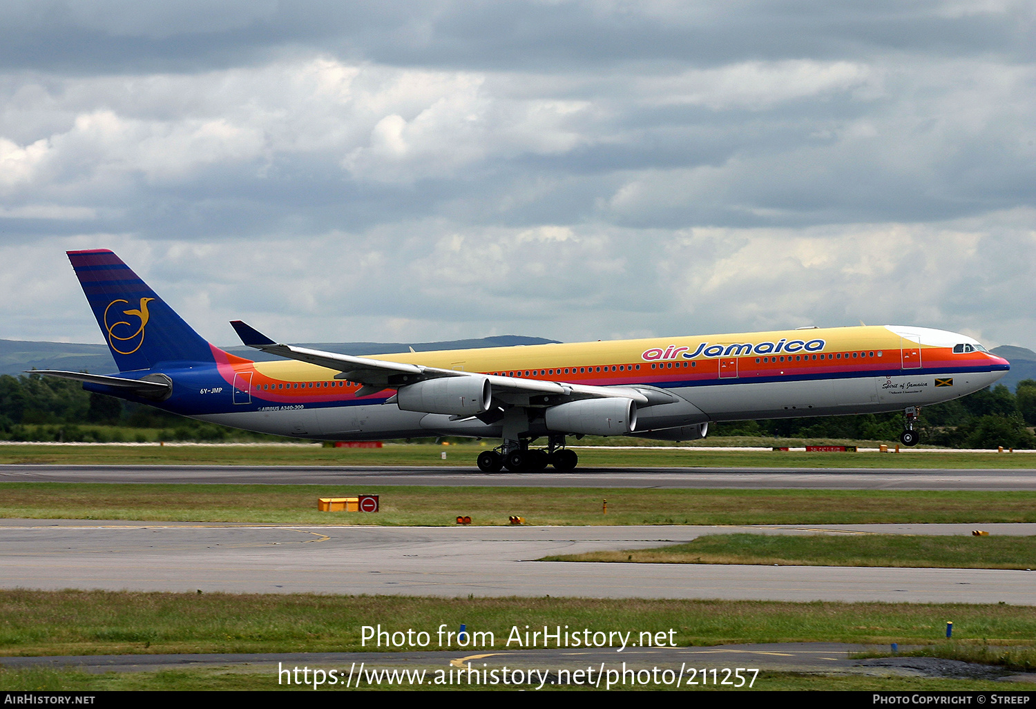 Aircraft Photo of 6Y-JMP | Airbus A340-313 | Air Jamaica | AirHistory.net #211257