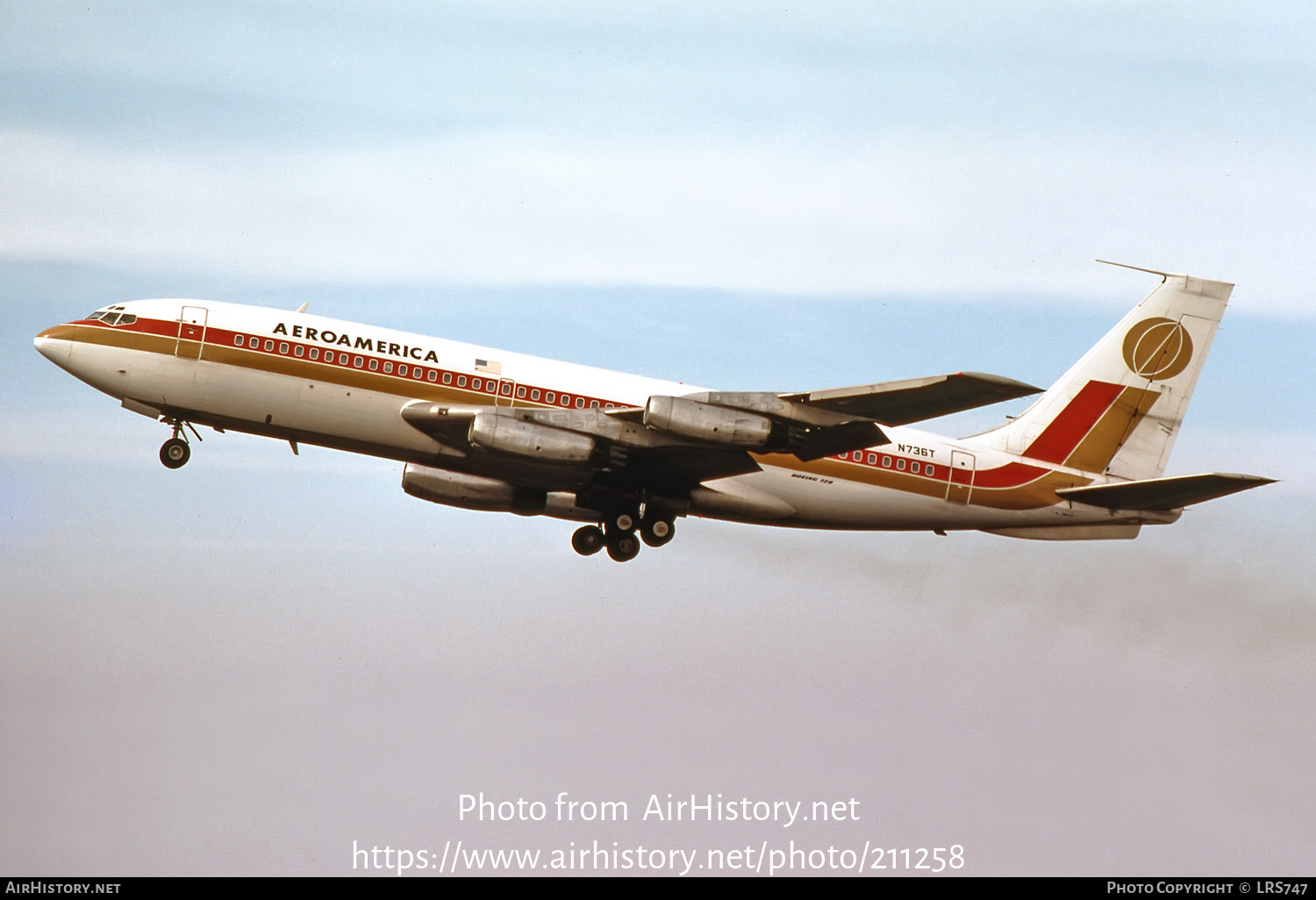 Aircraft Photo of N736T | Boeing 720-027 | Aeroamerica | AirHistory.net #211258