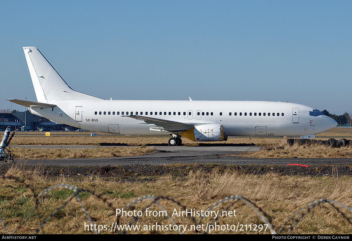 Aircraft Photo of SX-BGQ | Boeing 737-4Y0 | Aegean Airlines | AirHistory.net #211297