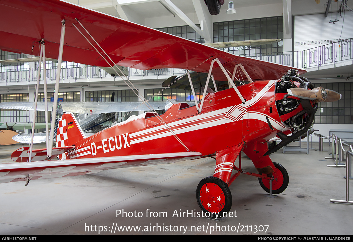 Aircraft Photo of D-ECUX | Focke-Wulf Sk12 Stieglitz (Fw-44J) | AirHistory.net #211307